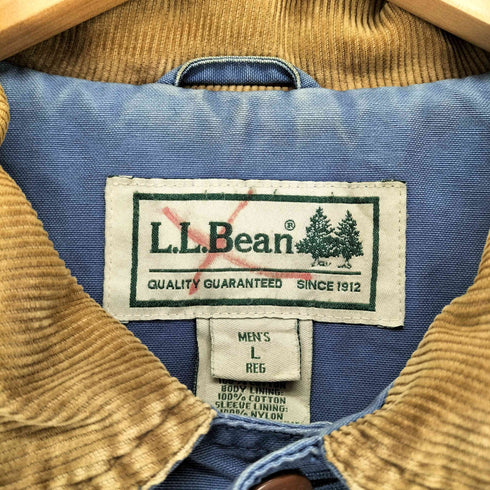 エルエルビーン L.L.Bean 00s 総柄ライナー 襟切替ハンティングジャケット メンズ  L